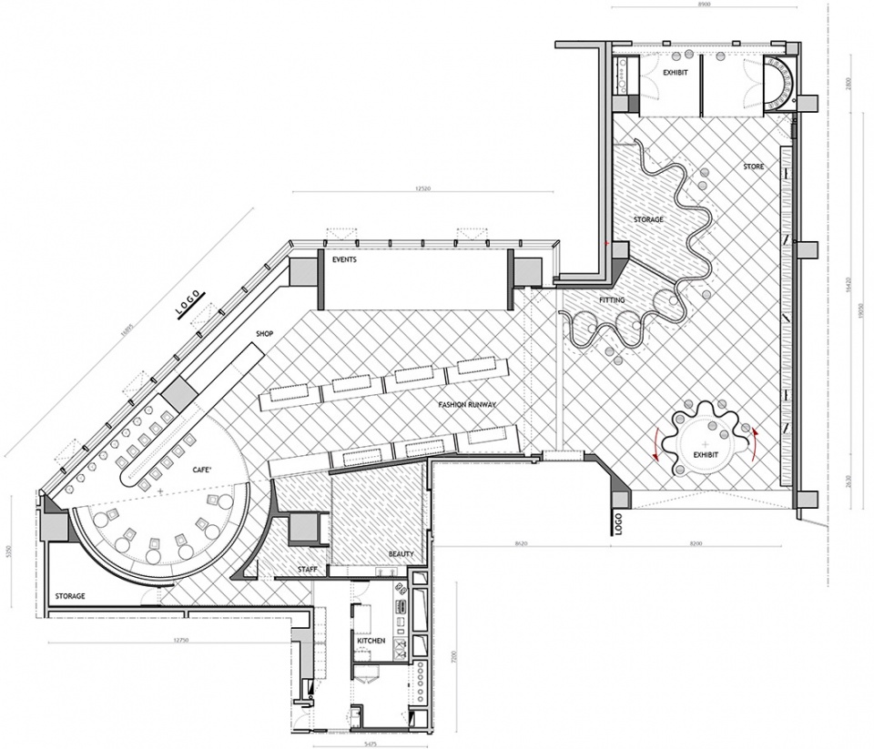 tgy event space and multibrand store china by ramoprimo