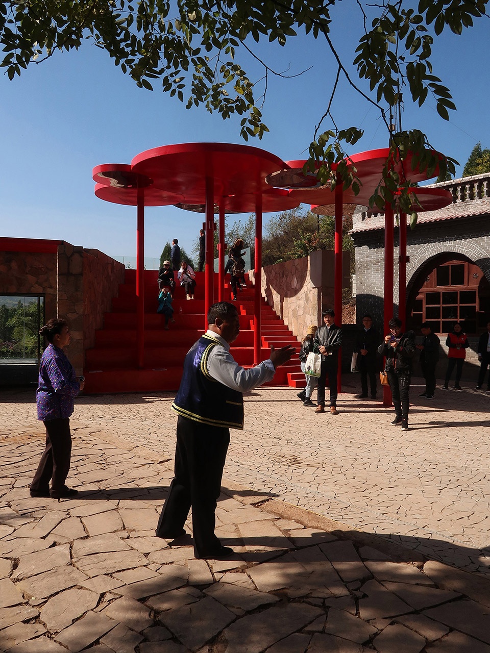 threshing ground under the big locust tree china by 3andwich deisgn hewei studio