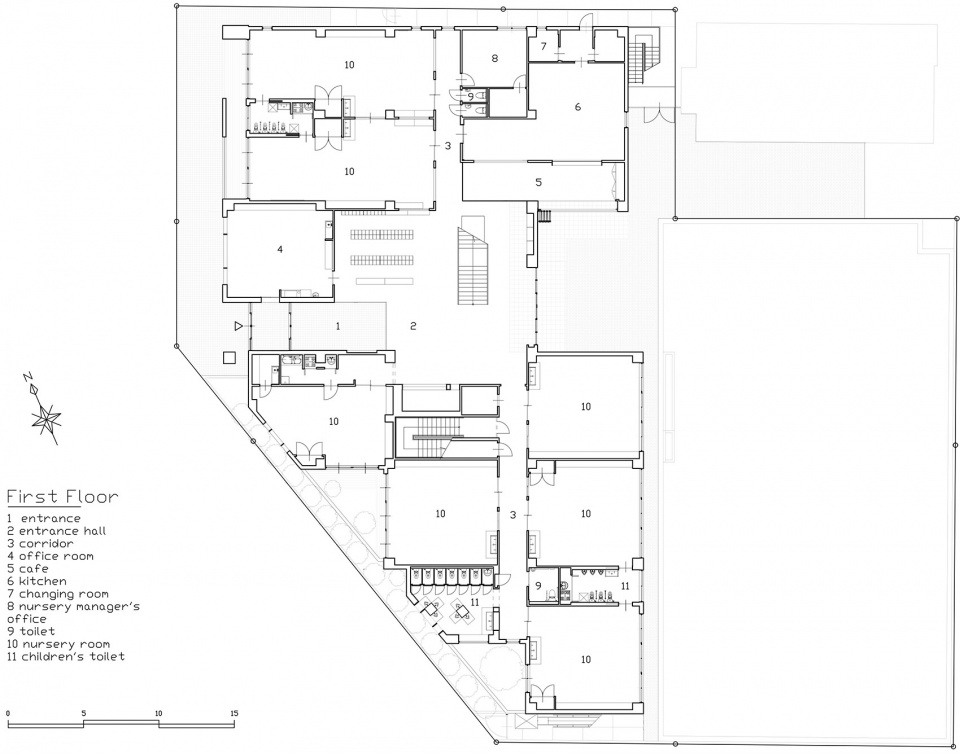 ez kindergarten and nursery by hibinosekkei youji no shiro kids design labo