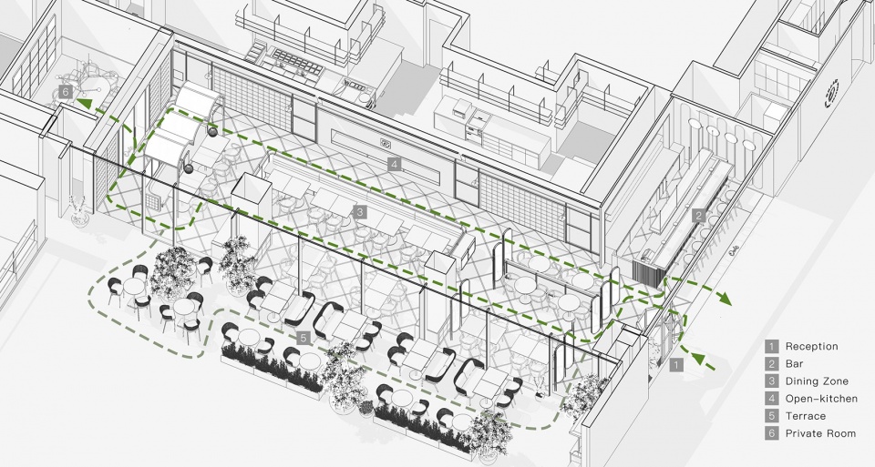 oxalis restaurant china by so studio
