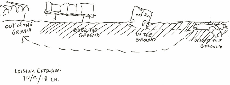 steven holl architects celebrates the groundbreaking of the hotel loisium expansion