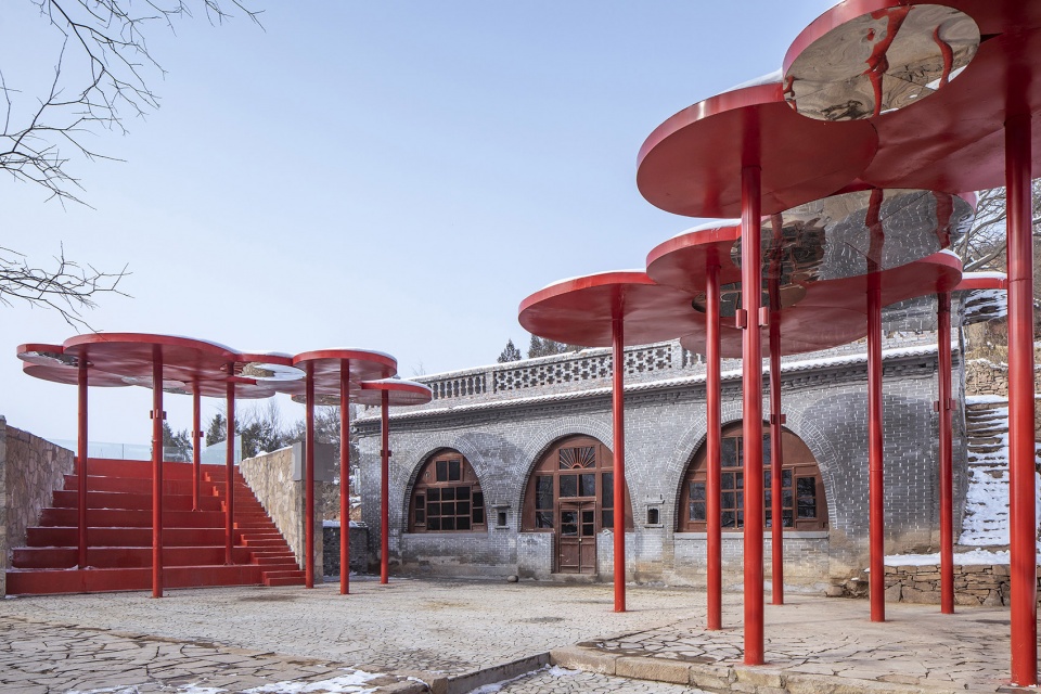 threshing ground under the big locust tree china by 3andwich deisgn hewei studio