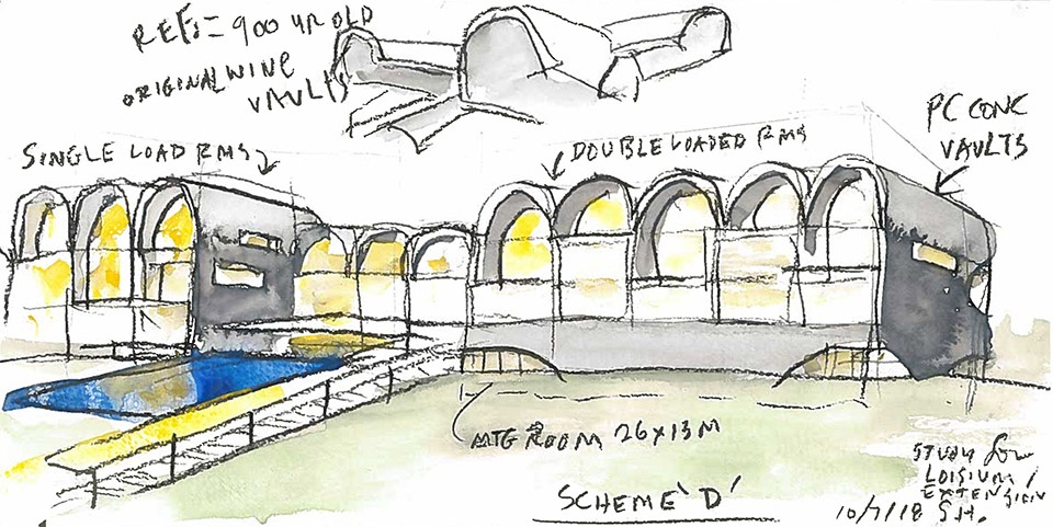 steven holl architects celebrates the groundbreaking of the hotel loisium expansion