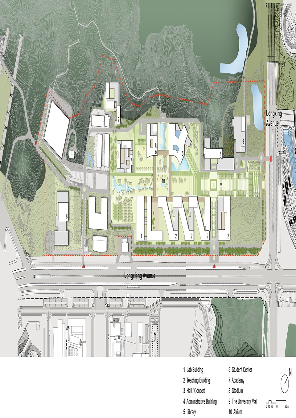 chinese university of hong kong shenzhen china by rocco design architects.jpg