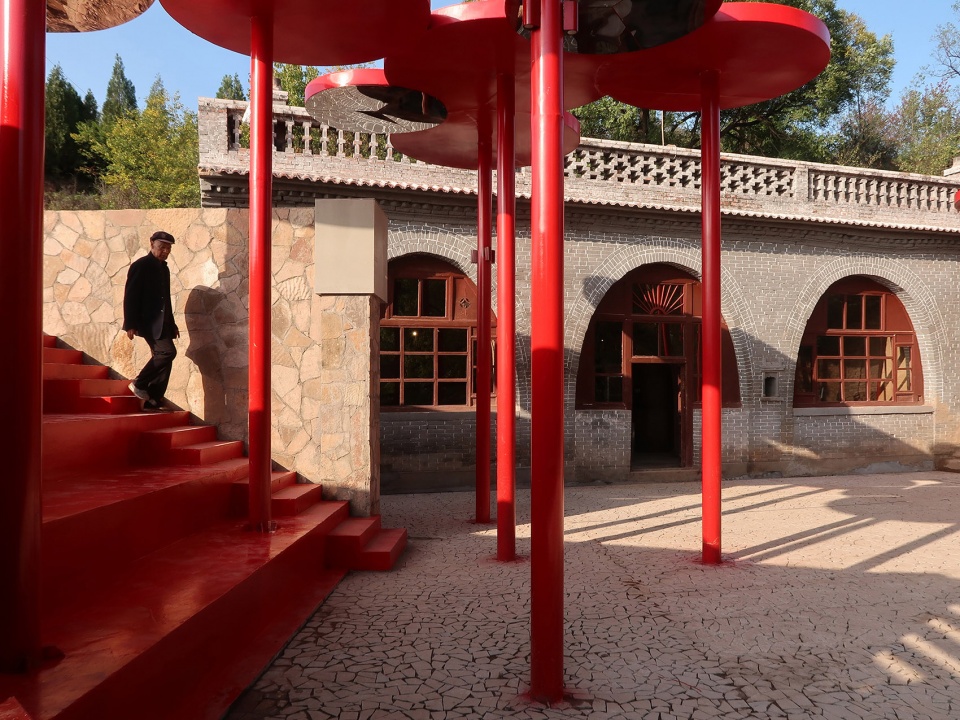 threshing ground under the big locust tree china by 3andwich deisgn hewei studio