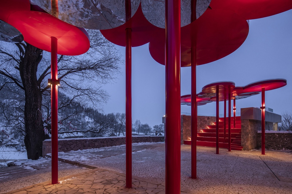 threshing ground under the big locust tree china by 3andwich deisgn hewei studio