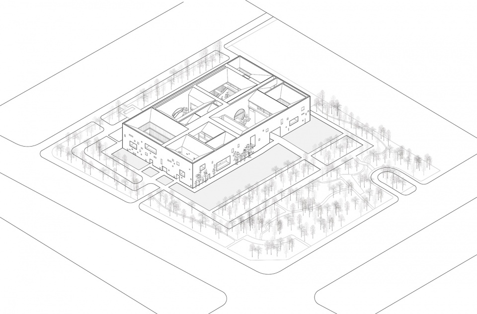 shou county culture and art center china by studio zhu pei