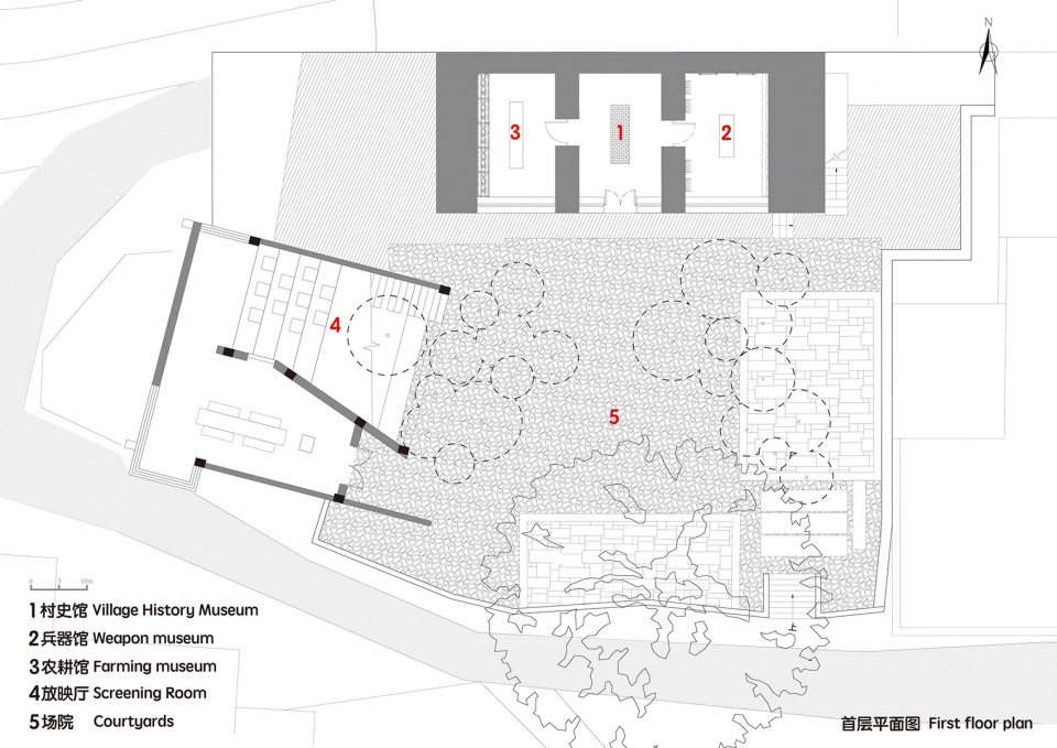 threshing ground under the big locust tree china by 3andwich deisgn hewei studio