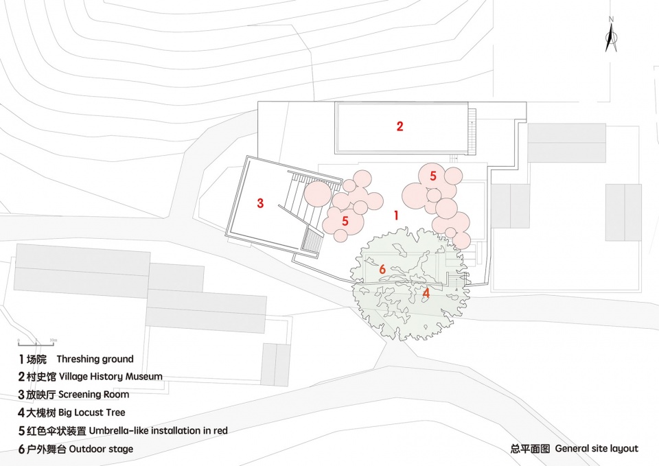 threshing ground under the big locust tree china by 3andwich deisgn hewei studio
