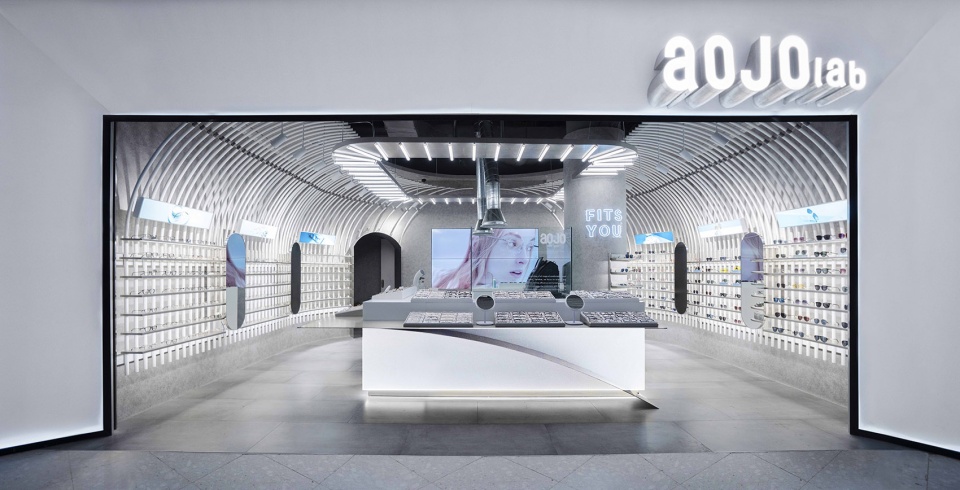 bow aojo glasses store china by muland