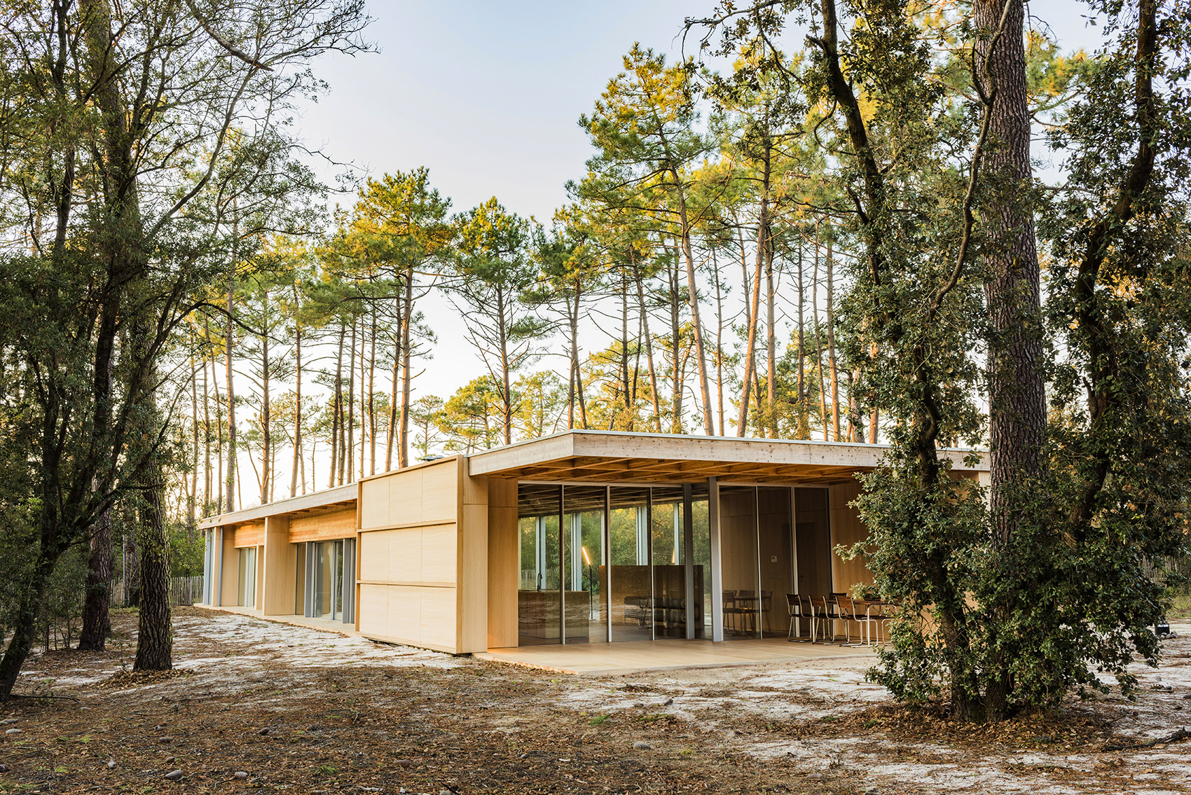 wooden villa at soulac sur mer by nicolas dahan