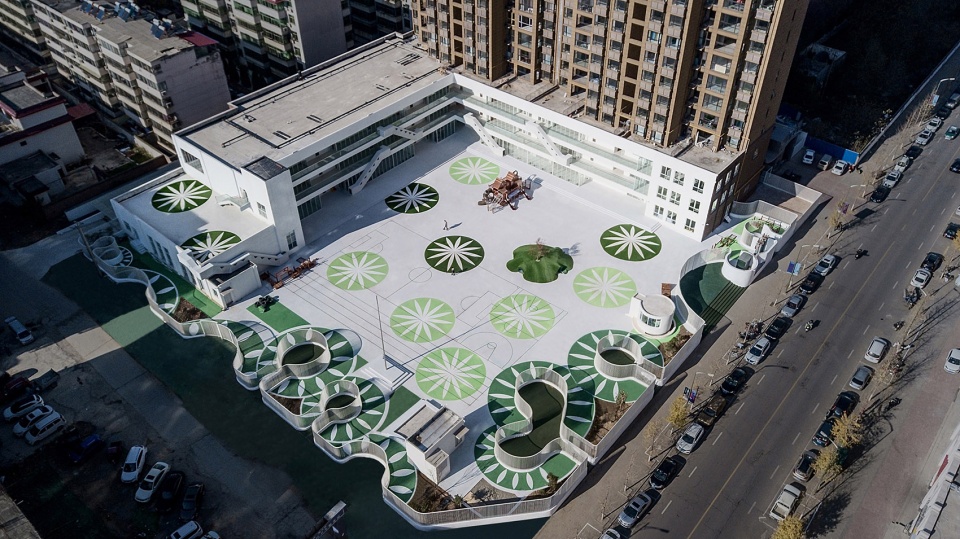 lingbao childrens center china by unarchitecte