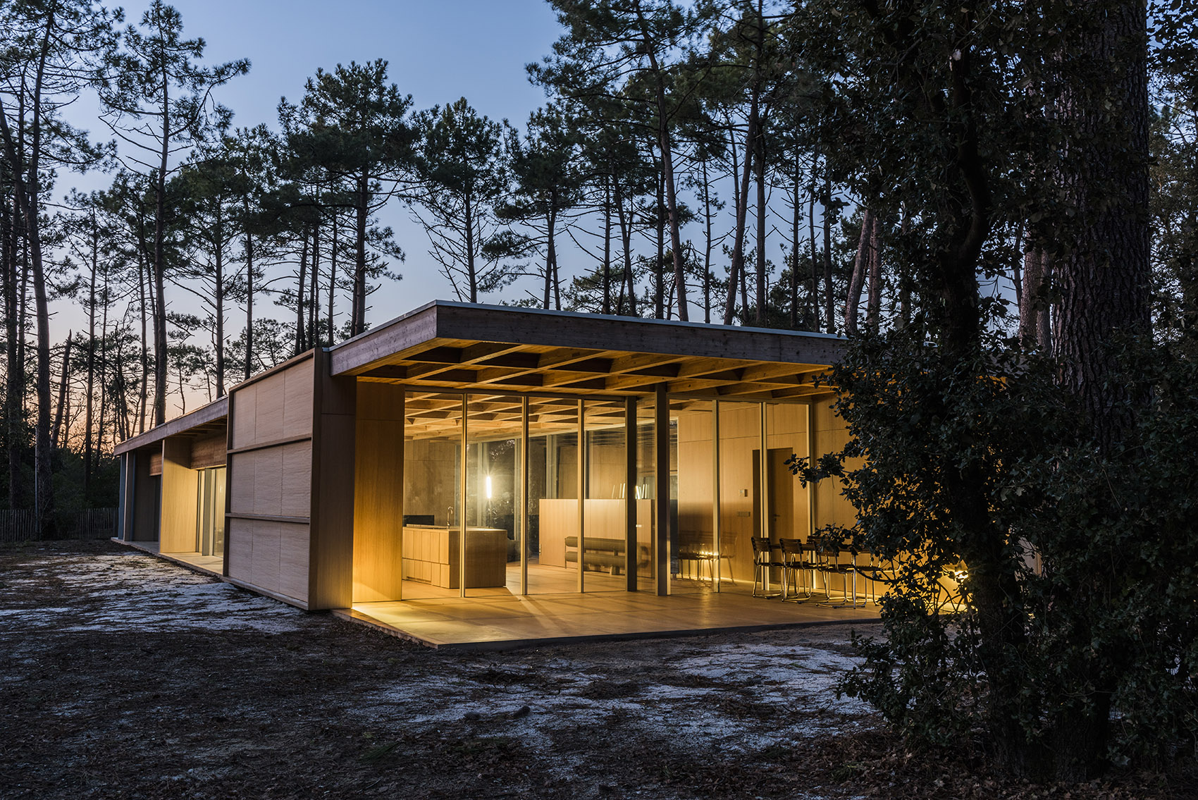 wooden villa at soulac sur mer by nicolas dahan