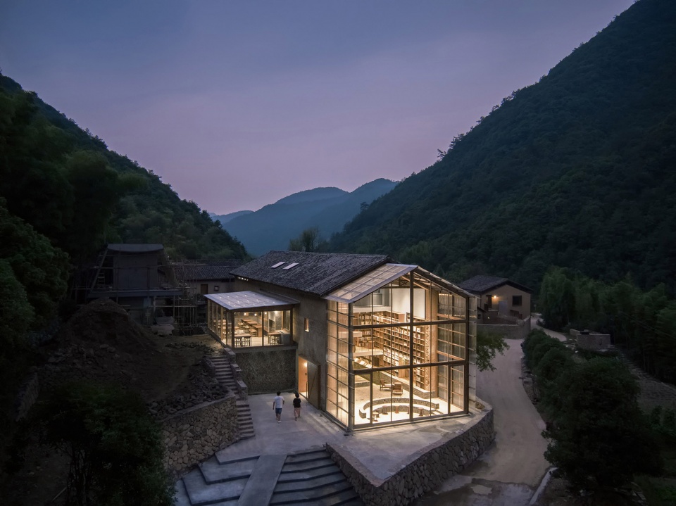 capsule hotel and bookstore in village qinglongwu china by atelier taoc