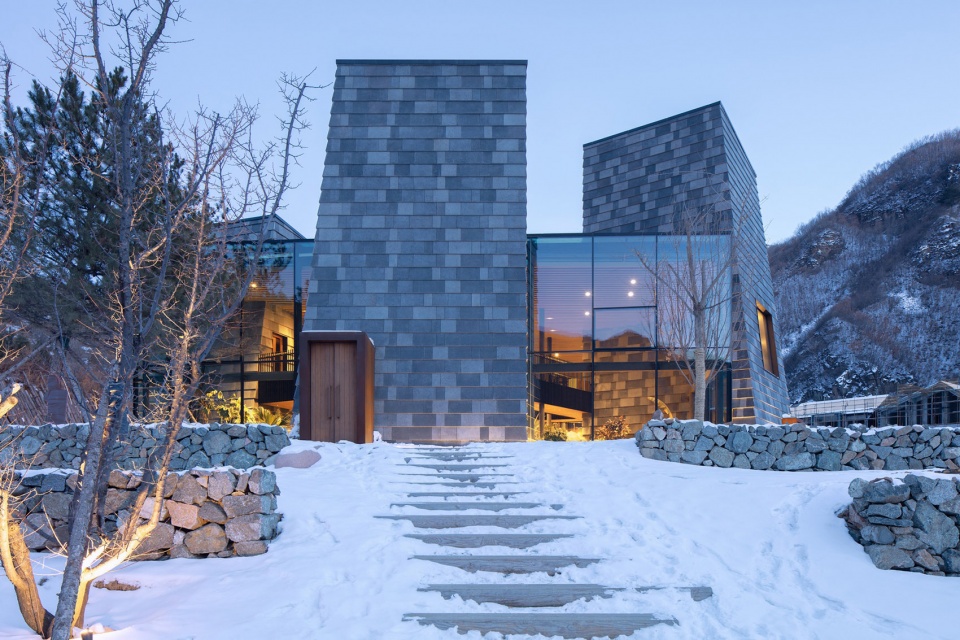 forest valley hot spring center china by blue architecture studio