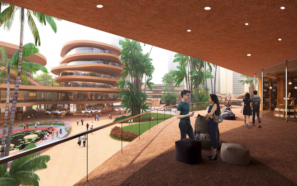 mvrdv wins competition with shenzhen terraces a multi level urban living room in china