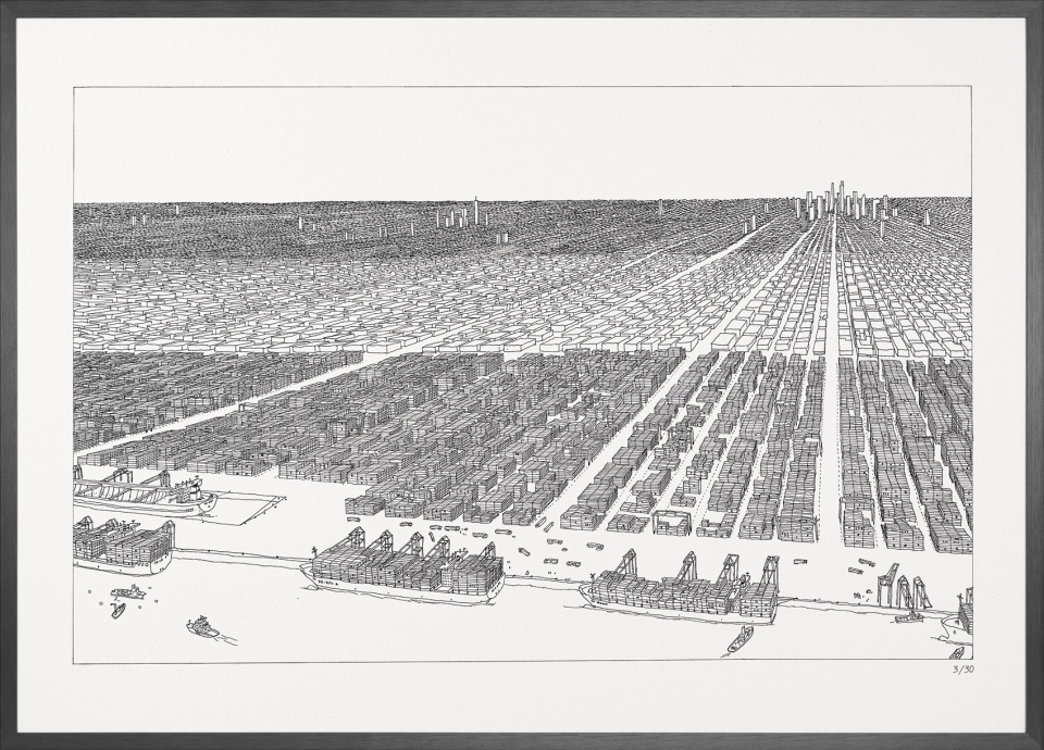 the drawings on the city by clement masurier