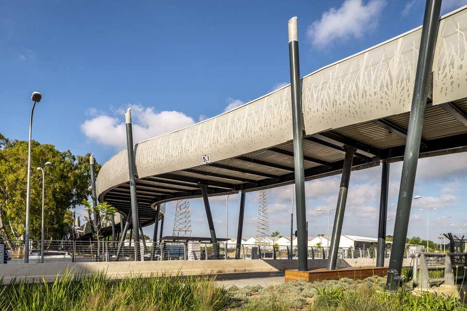 the gdora bridge by bo landscape architecture