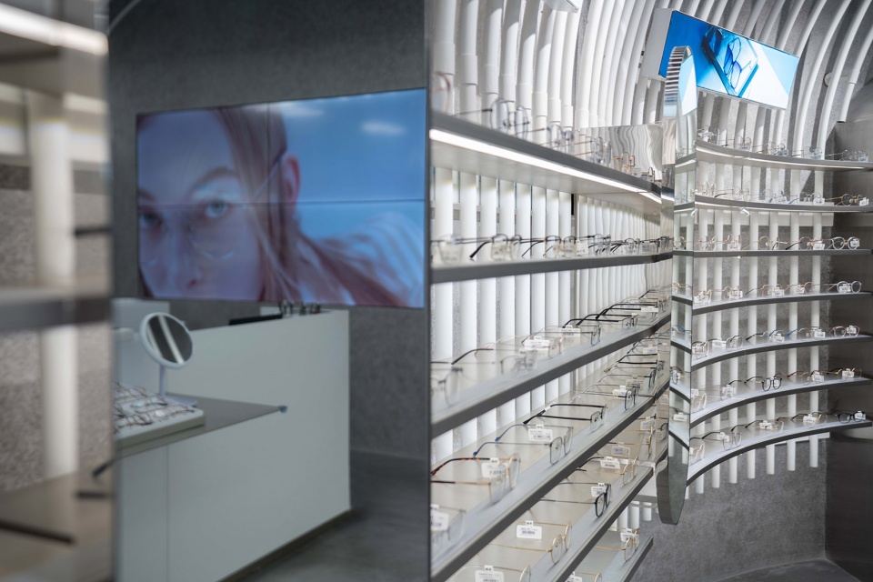 bow aojo glasses store china by muland