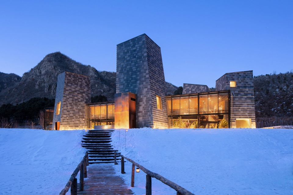 forest valley hot spring center china by blue architecture studio