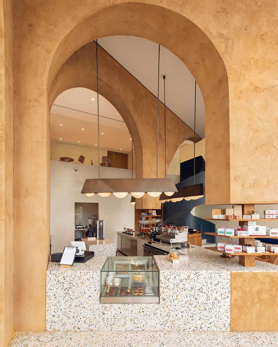 deco temple elixir bunn coffee roasters by azaz architects