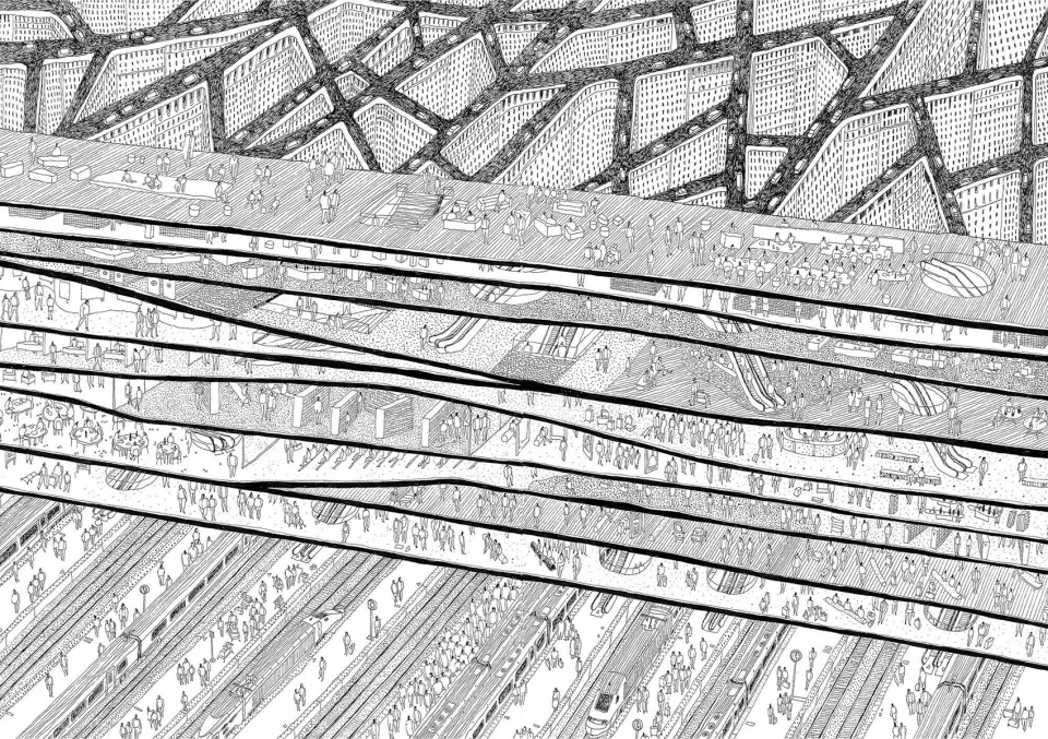 the drawings on the city by clement masurier
