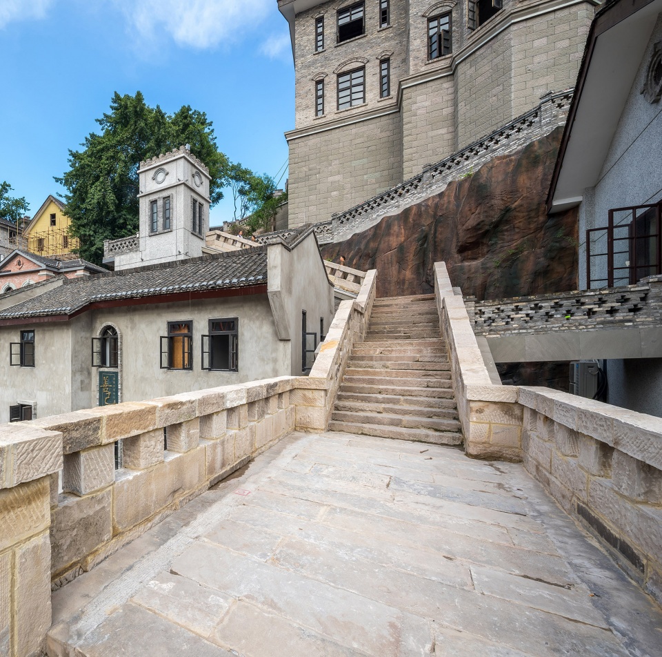 zaoziwan area ciyunsi mishijie longmenhao historical and cultural block restorative architectural and landscape design china by chongqing...