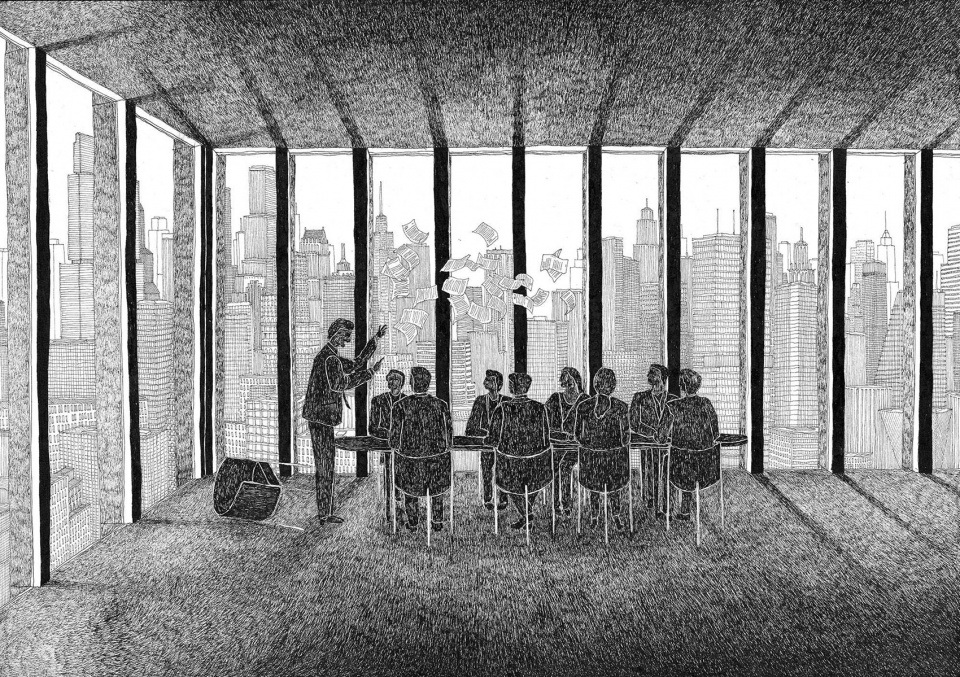 the drawings on the city by clement masurier