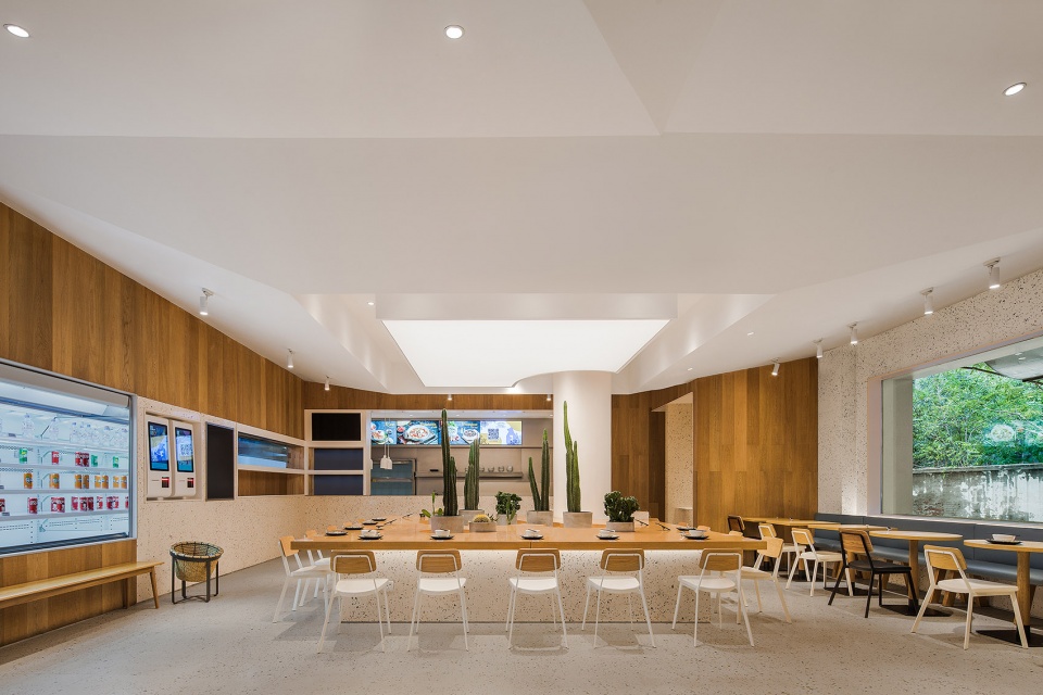 blue bear restaurant china by wuxu architects