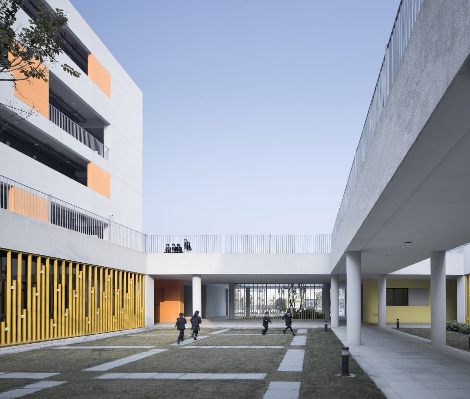 ningbo hangzhou bay binhai primary school china by architectural design research institute of zhejiang university