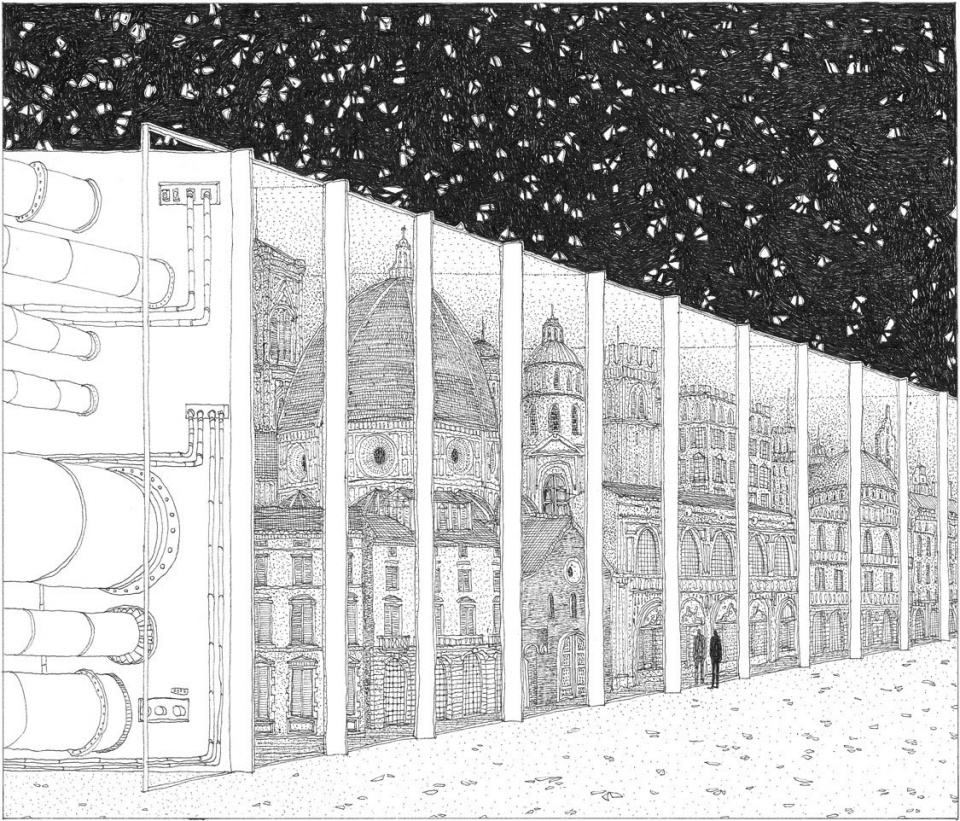 the drawings on the city by clement masurier