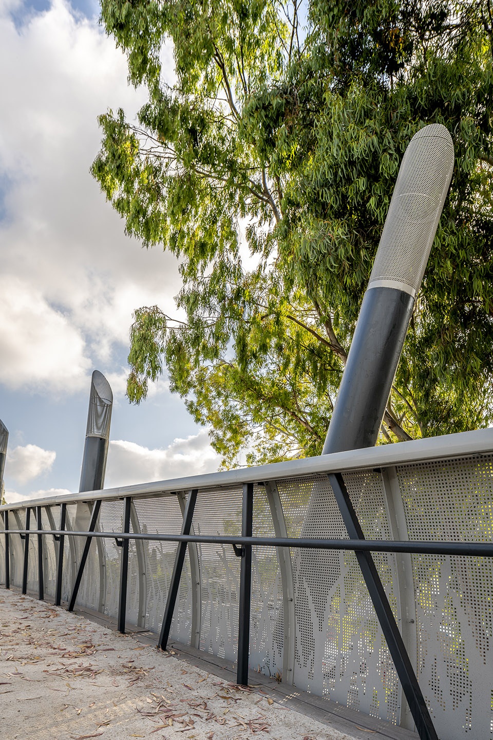 the gdora bridge by bo landscape architecture