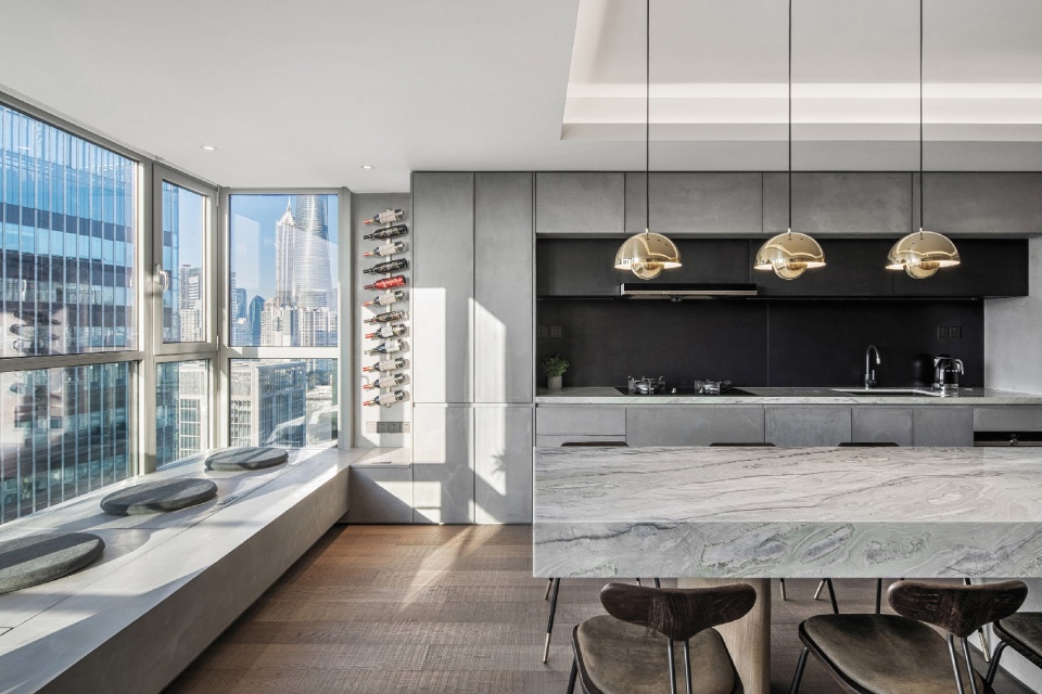 renovation of the apartment beside the huangpu river china by found architects