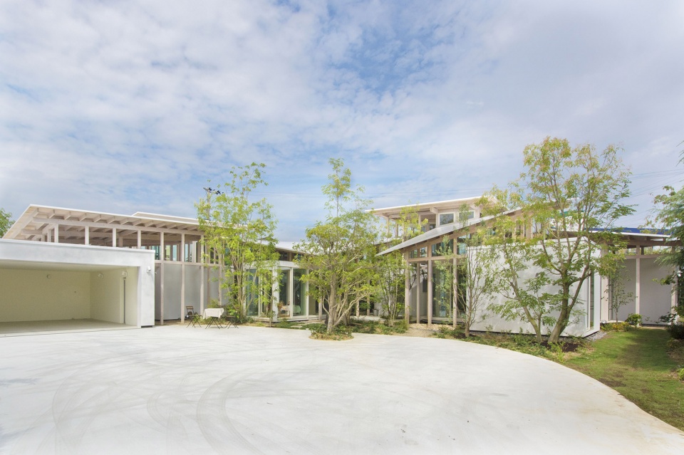 house surrounded by hedges studio velocity