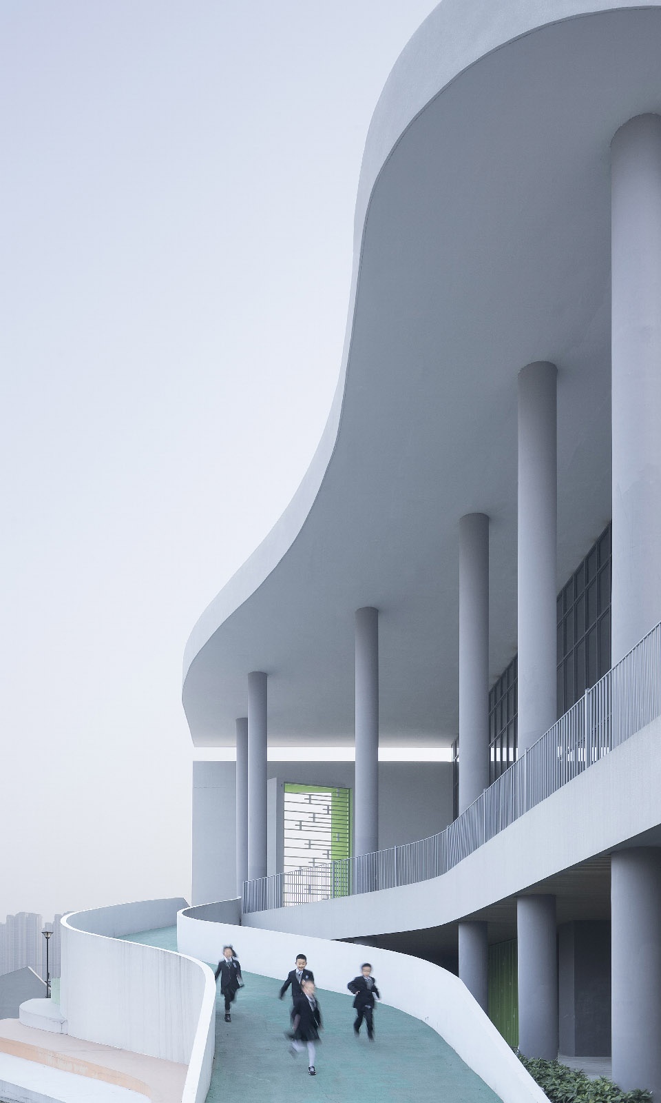 ningbo hangzhou bay binhai primary school china by architectural design research institute of zhejiang university