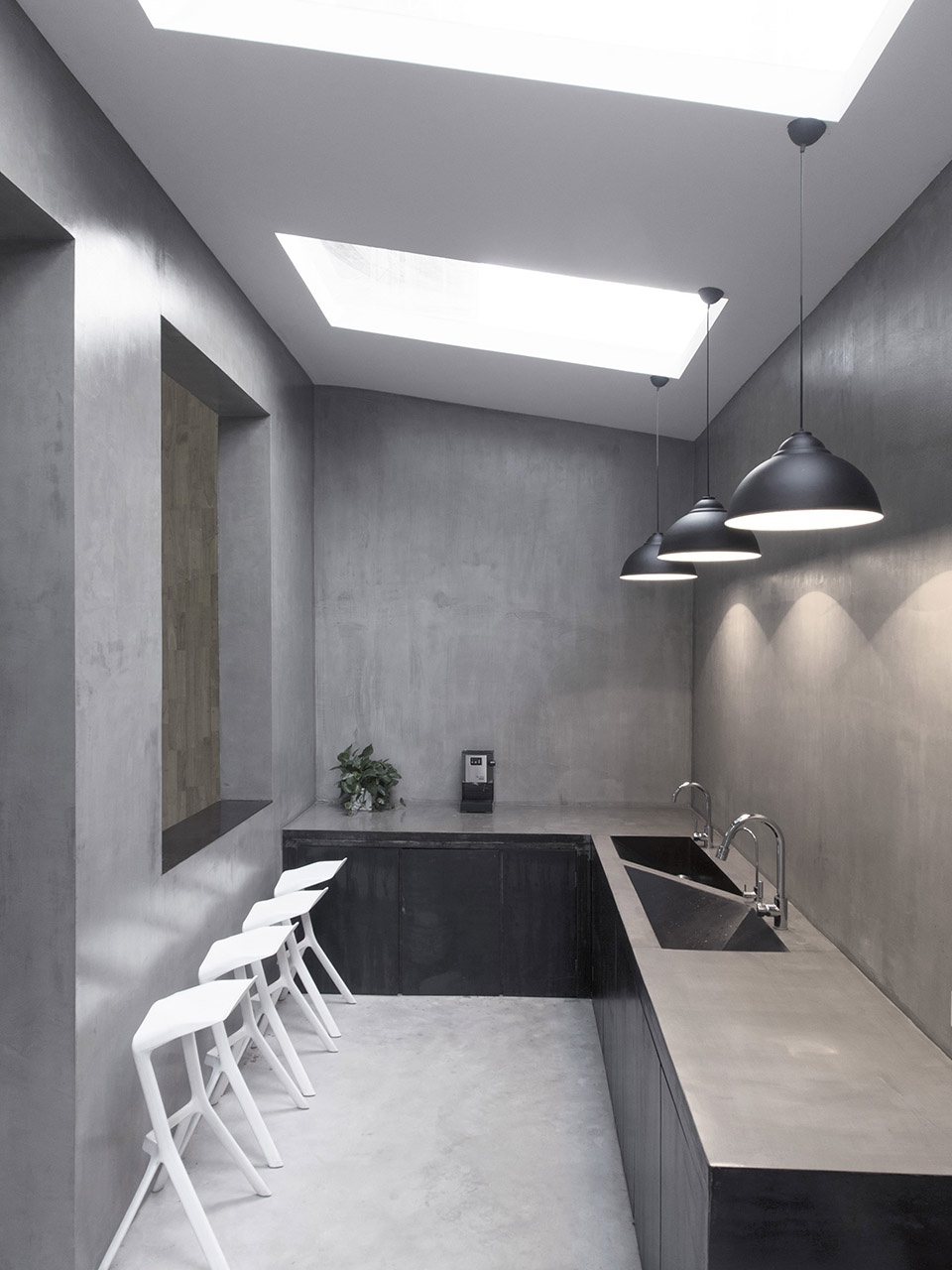 the triple layer table in nafu hutong courtyard no 13 china by pma