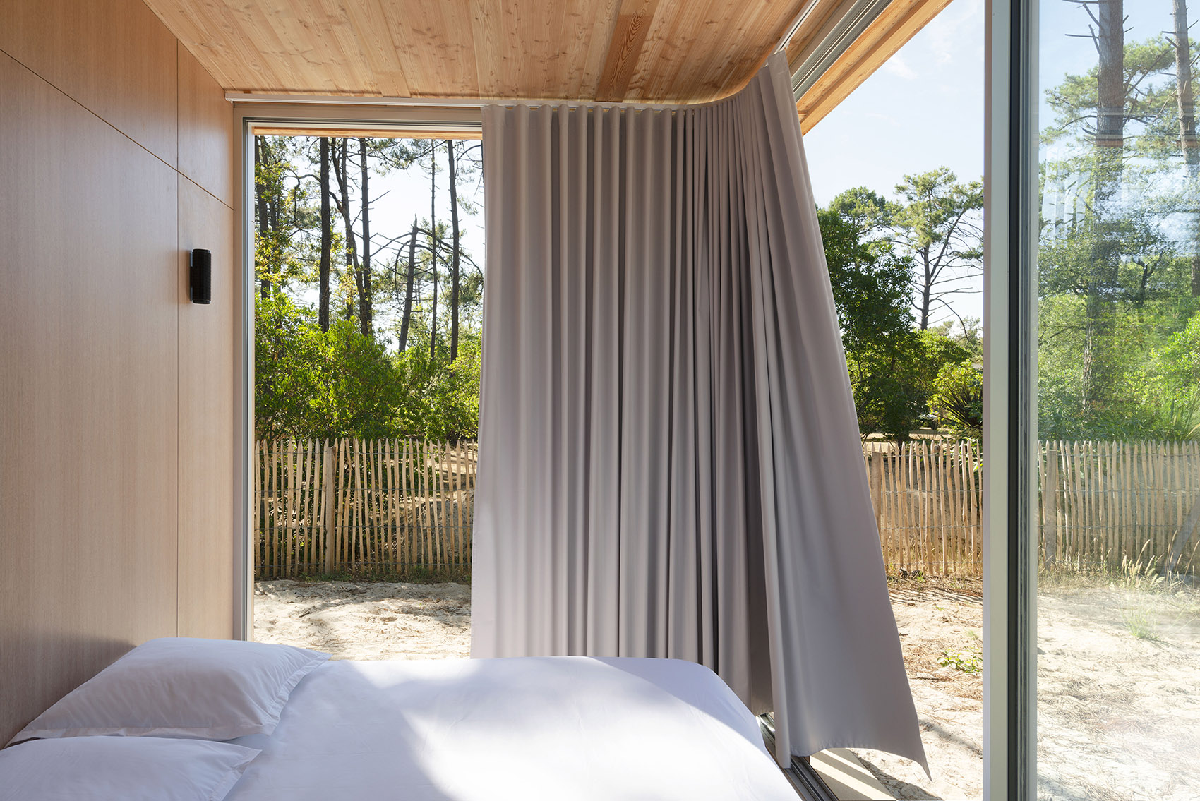wooden villa at soulac sur mer by nicolas dahan