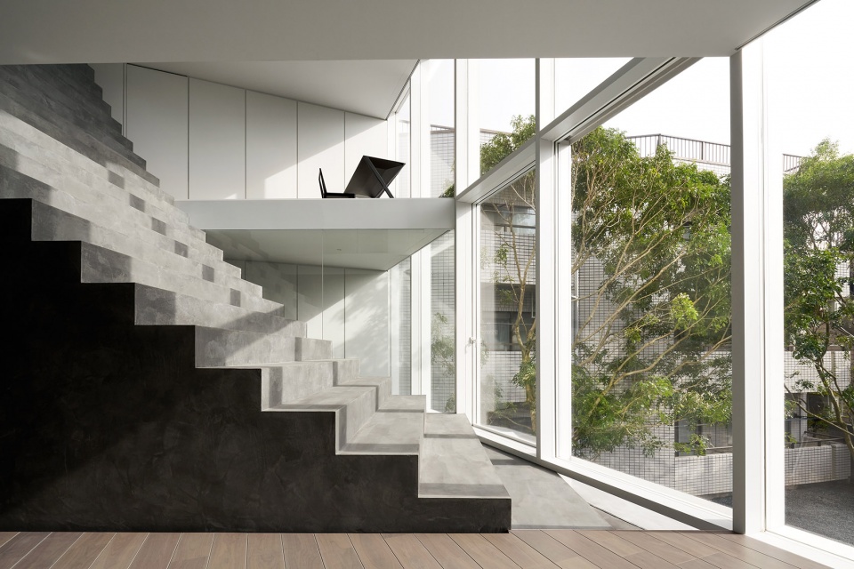 stairway house by nendo