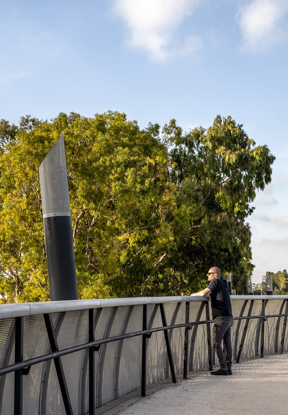 the gdora bridge by bo landscape architecture
