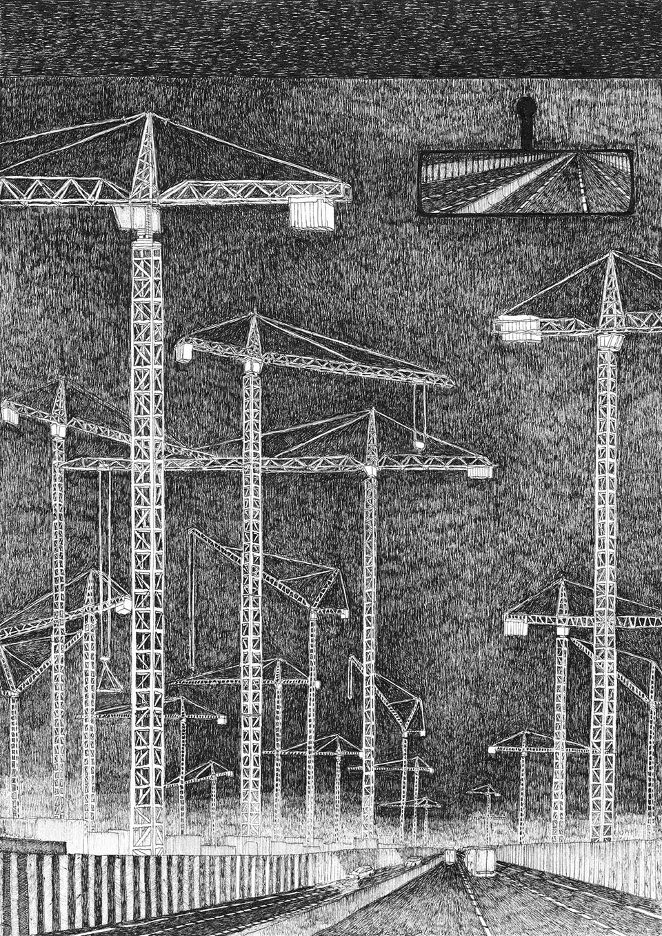 the drawings on the city by clement masurier