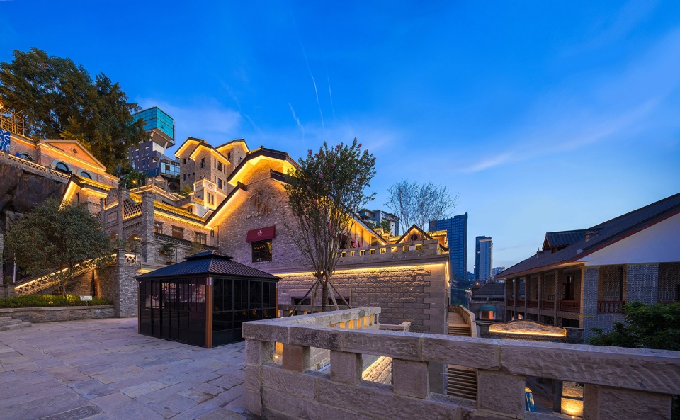 zaoziwan area ciyunsi mishijie longmenhao historical and cultural block restorative architectural and landscape design china by chongqing...