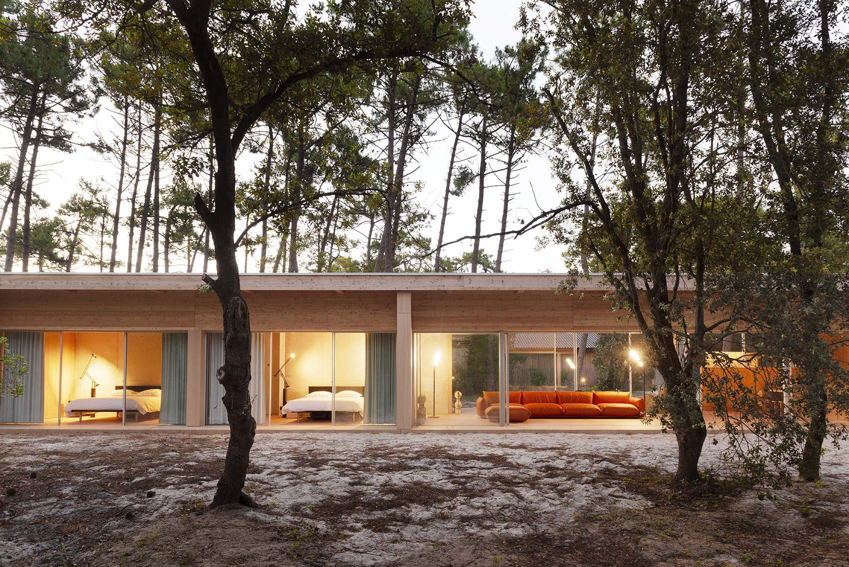 wooden villa at soulac sur mer by nicolas dahan