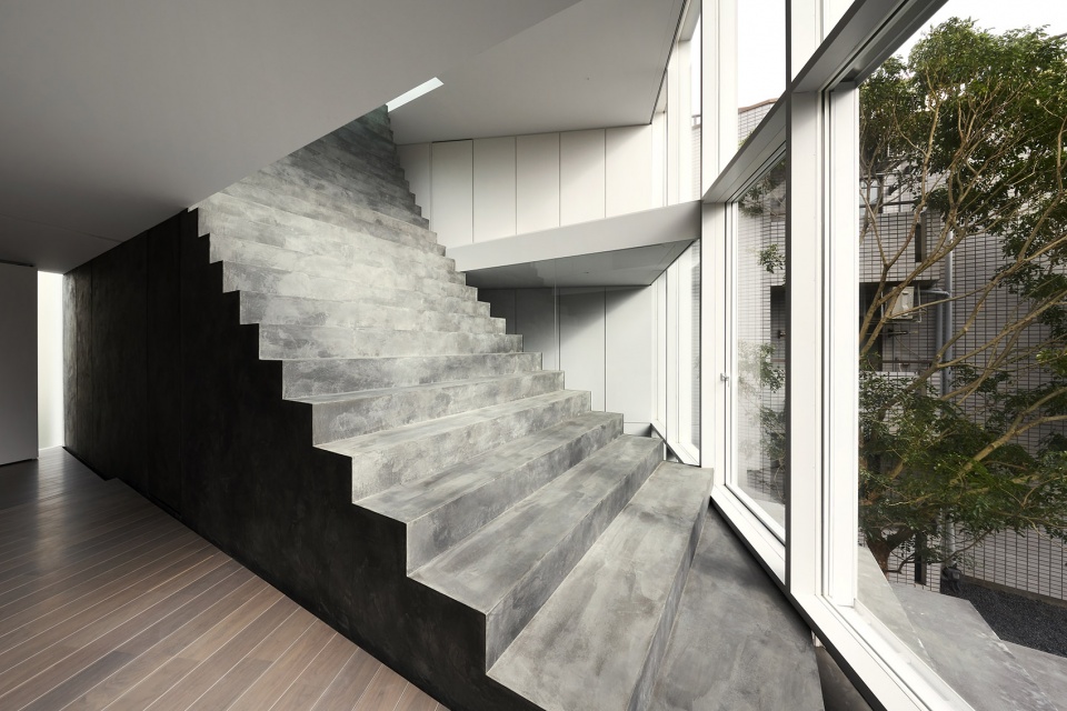 stairway house by nendo