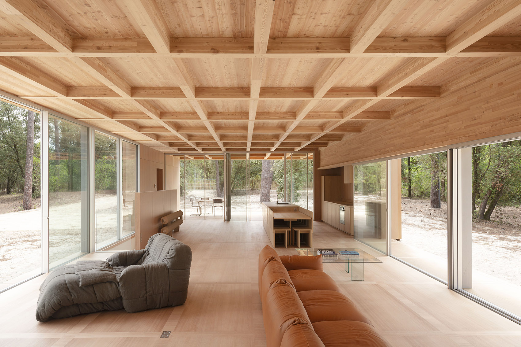 wooden villa at soulac sur mer by nicolas dahan
