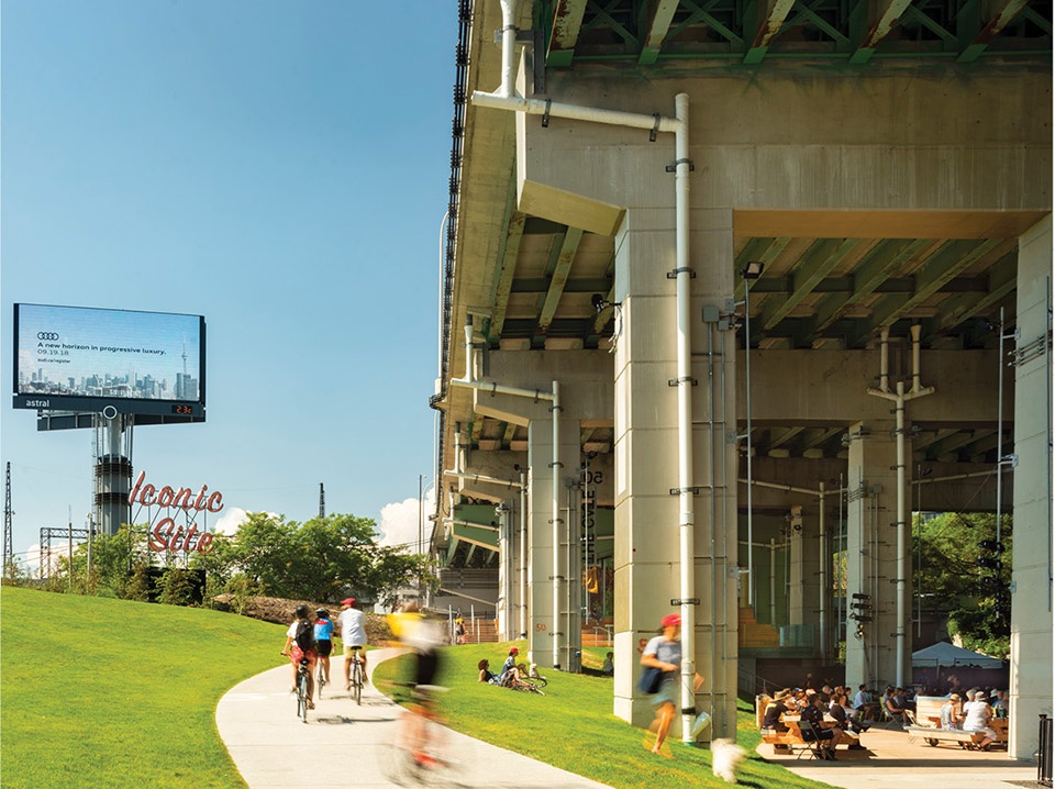 2019 asla general design award of honor the bentway toronto public work office for urban design landscape architecture
