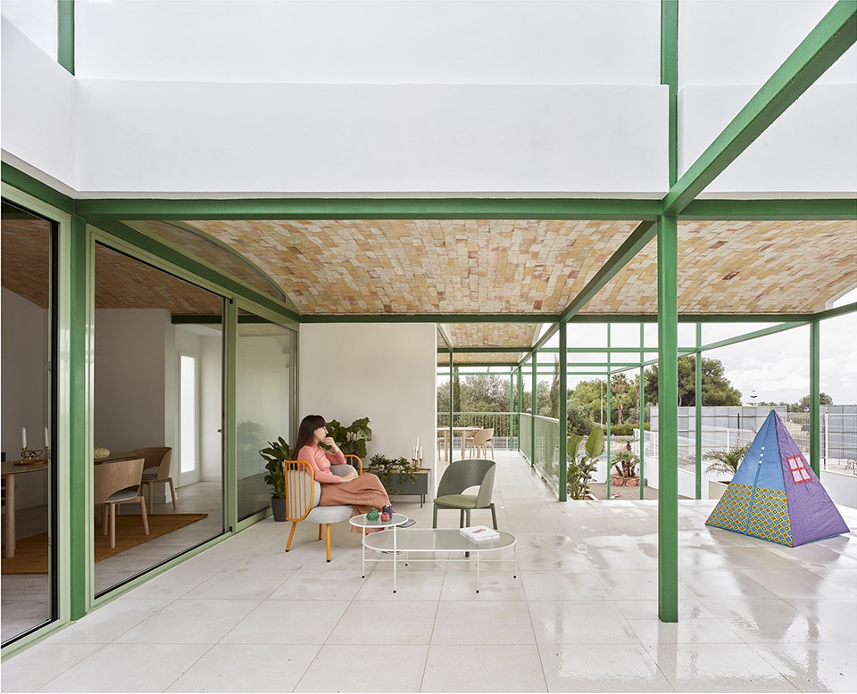 brick vault house by space popular