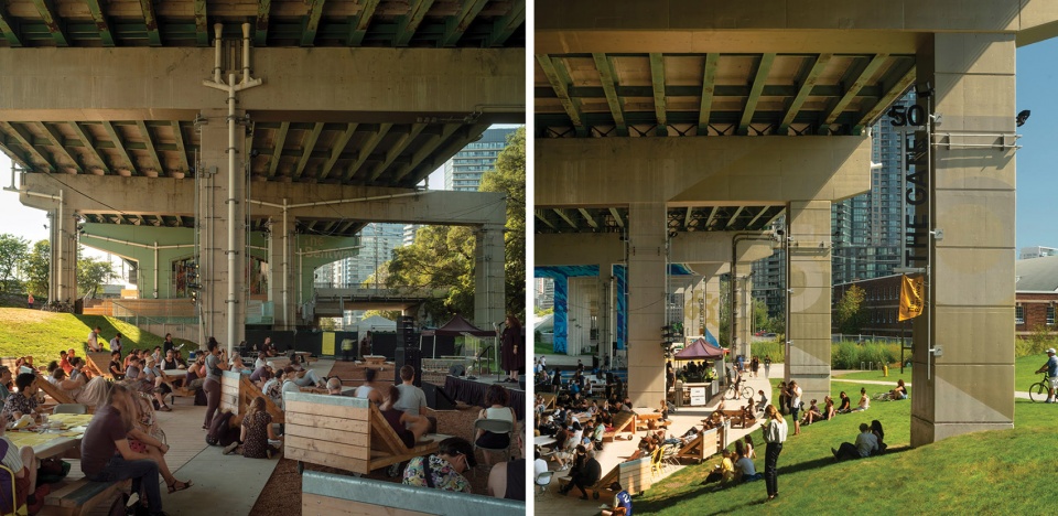 2019 asla general design award of honor the bentway toronto public work office for urban design landscape architecture