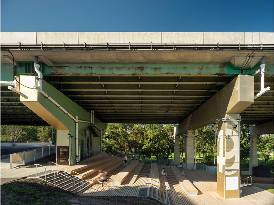 2019 asla general design award of honor the bentway toronto public work office for urban design landscape architecture