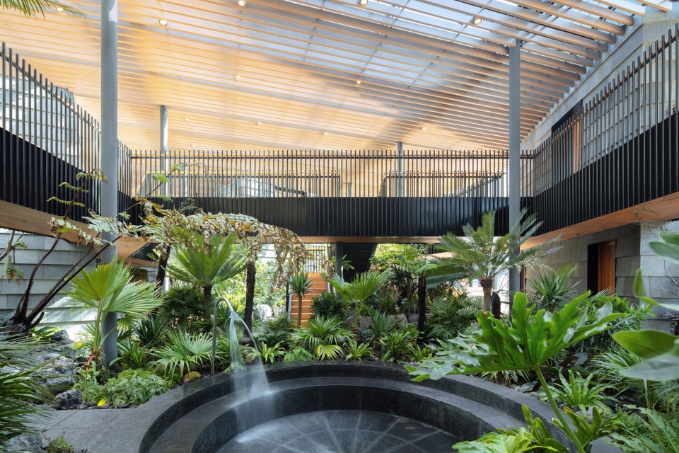 forest valley hot spring center china by blue architecture studio