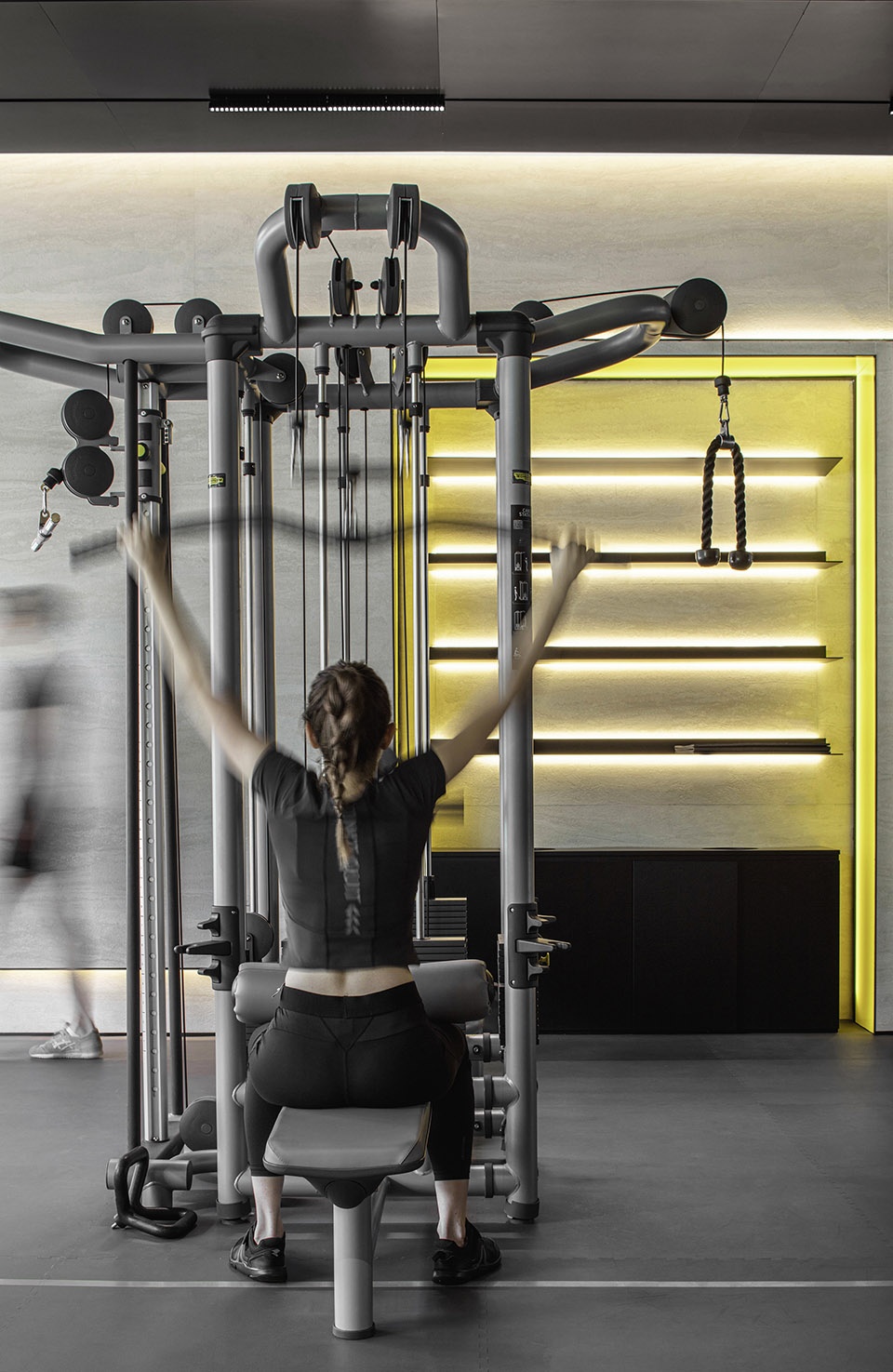 fusion fitness q plex premium club china by pone architecture